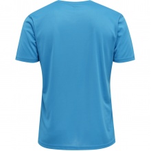 hummel Sport-Tshirt Core Functional (atmungsaktiv, leicht) Kurzarm hellblau Herren